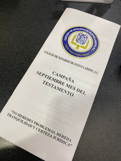 Realizan testamento a bajo costo