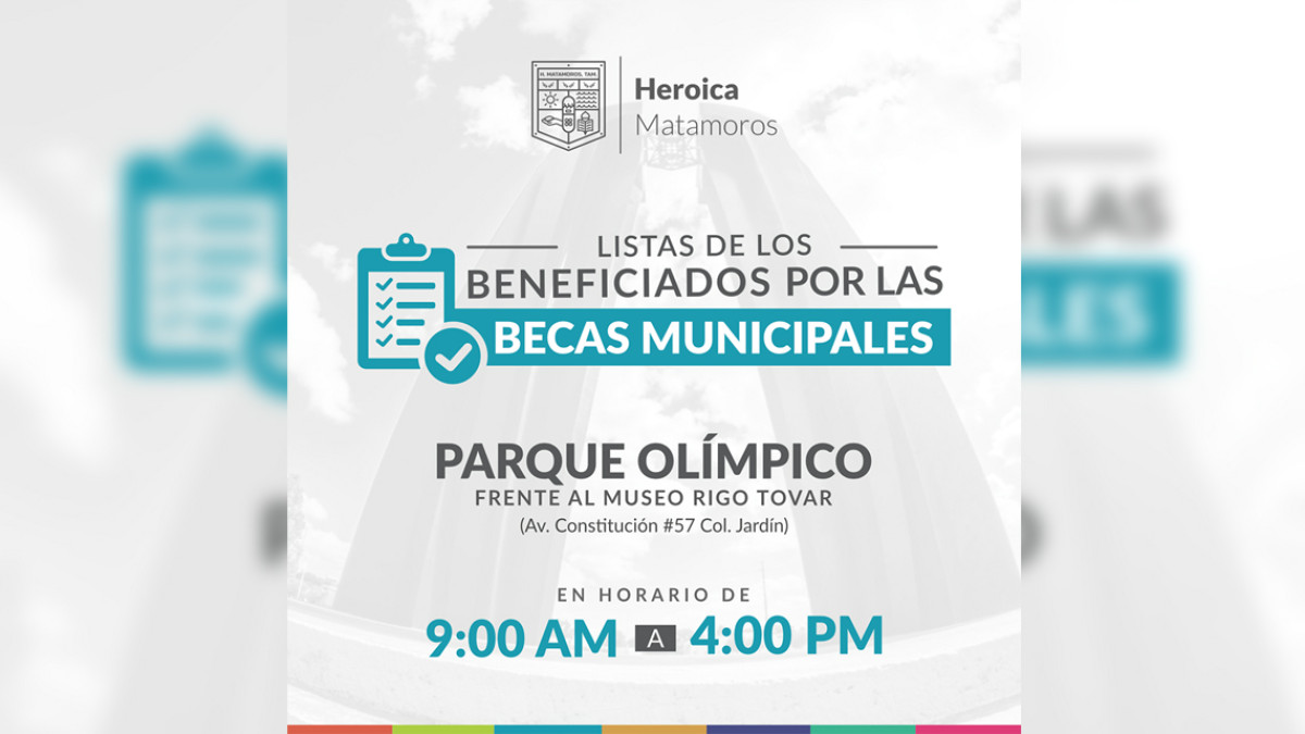 Disponibles listas de beneficiados por las becas municipales
