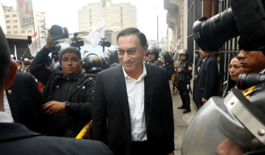 Expresidente Martín Vizcarra irá a prisión preventiva en Perú por caso de corrupción