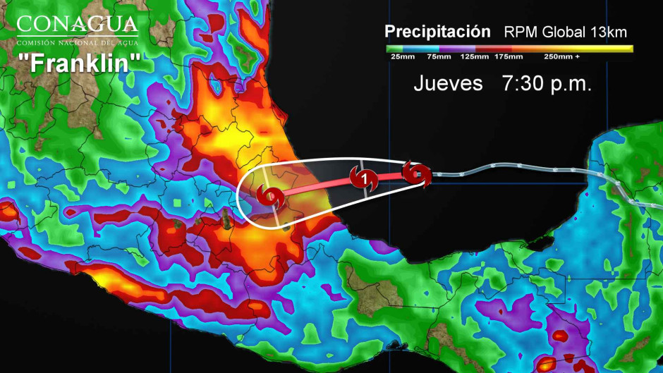 Altamira emite pre-alerta por Franklin