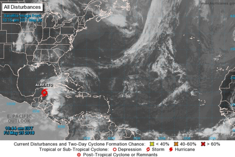 Se forma primera tormenta de la temporada de huracanes
