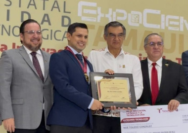 Reconoce UTM a docente por ganar Premio Estatal de Innovación, Ciencia y Tecnología 2025