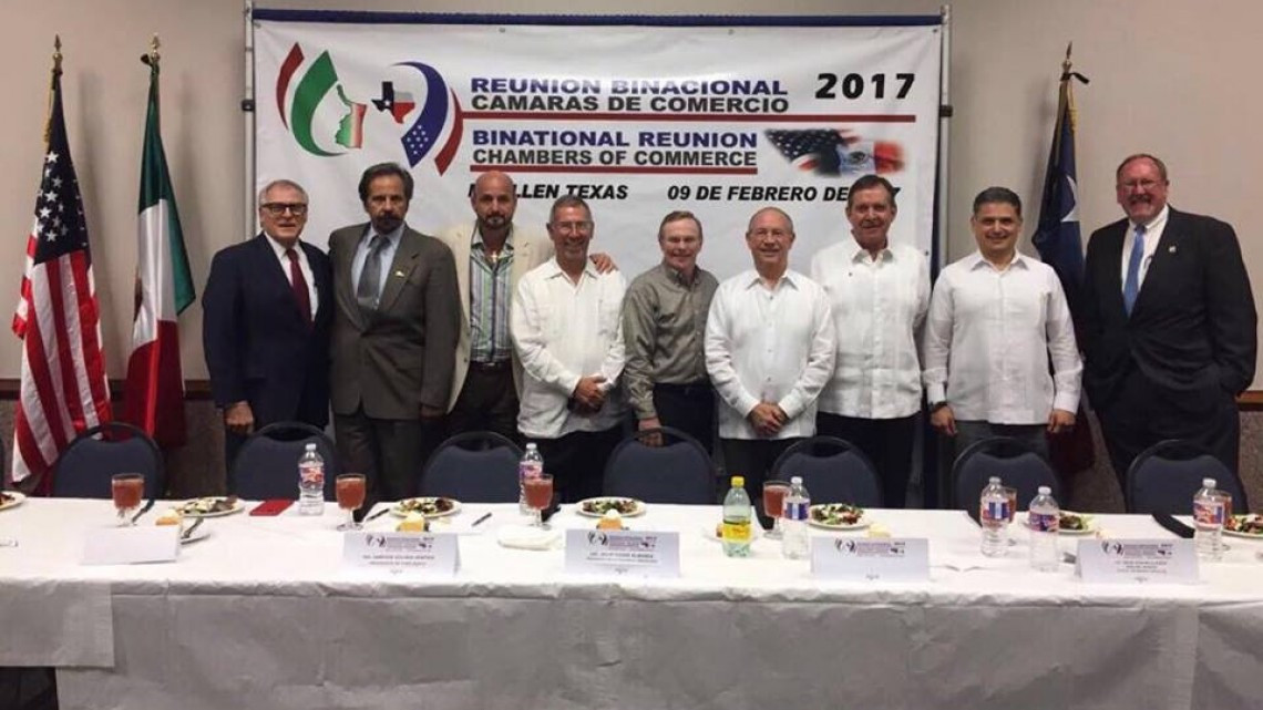 Participa Jesús de la Garza en reunión binacional de Comercio