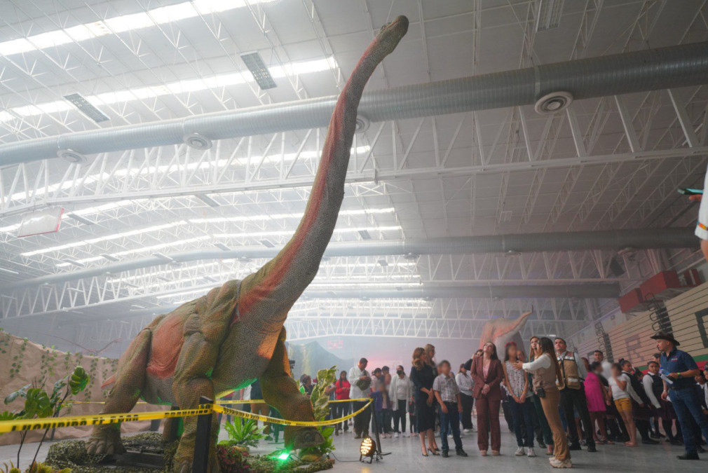 Llega a Nuevo Laredo museo intinerante 'Tierra de Dinosaurios'