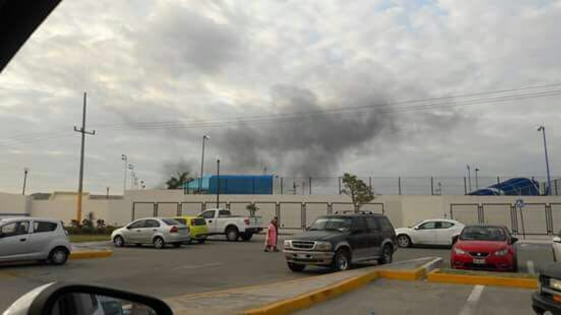 Contingencia en planta de Coque de Pemex en Madero 