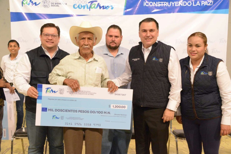 Gobierno del Estado y SEBIEN lleva bienestar a adultos mayores