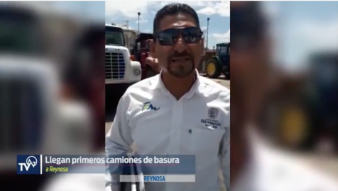 Llegan primeros camiones de basura a Reynosa