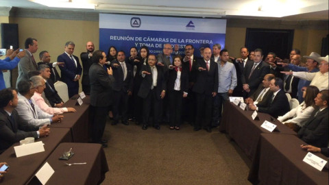 Consejo directivo de CANACO, rinde protesta ante presidente nacional