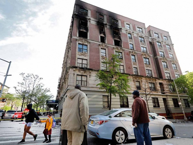 6 muertos tras un incendio en NY