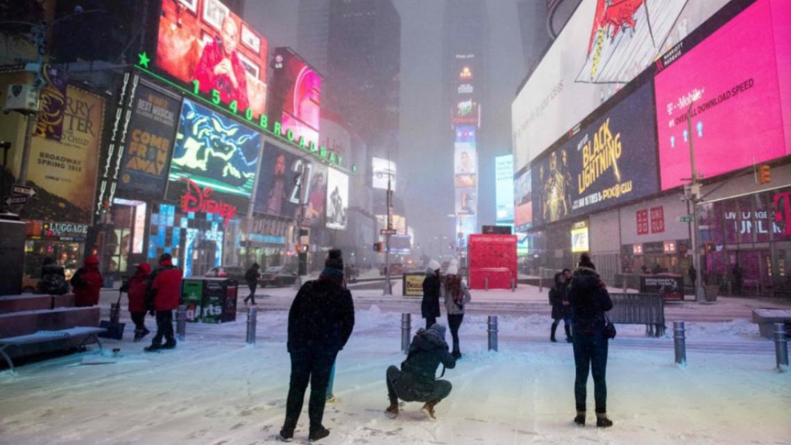 Heladas en EU y Canadá en imágenes
