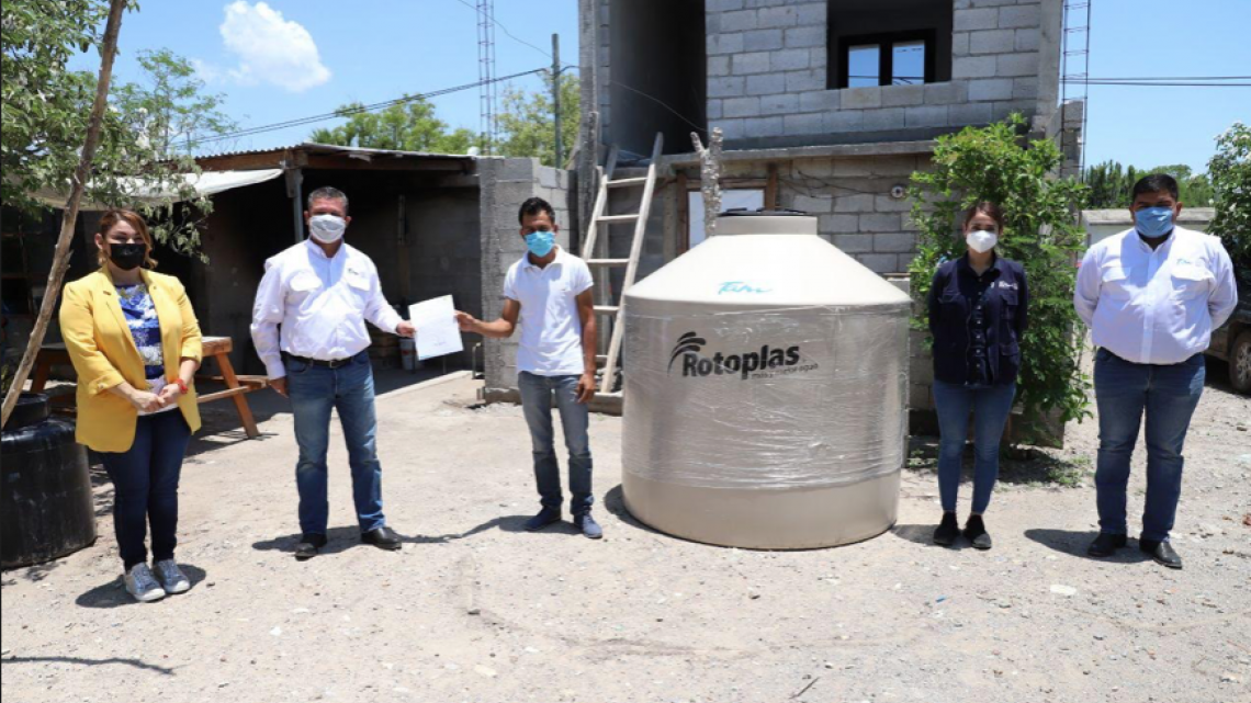 Entrega SEBIEN apoyos subsidiados a familias de Villa de Casas