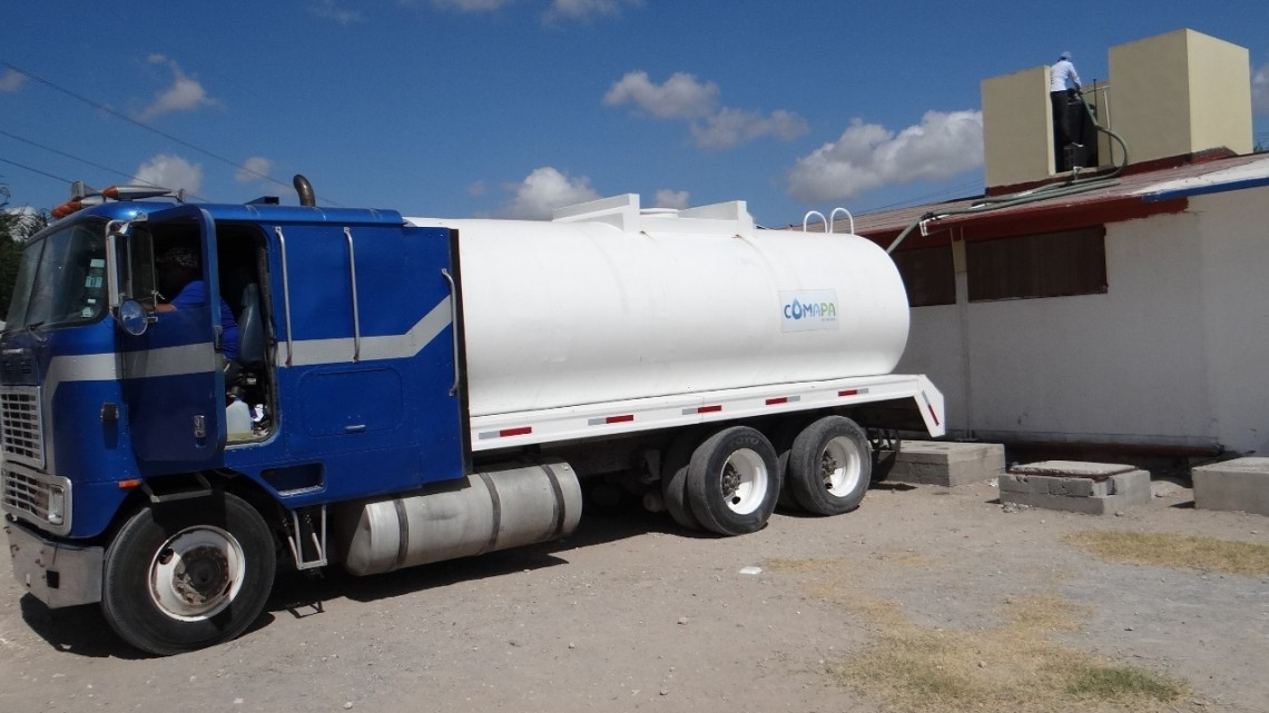 Agradecen vecinos labores de COMAPA de Reynosa