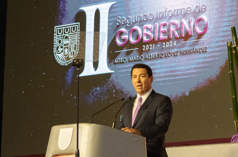 Rinde Mario López Segundo Informe de Gobierno