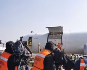 Llegan 850 mil vacunas Covid-19 de Pfizer a México