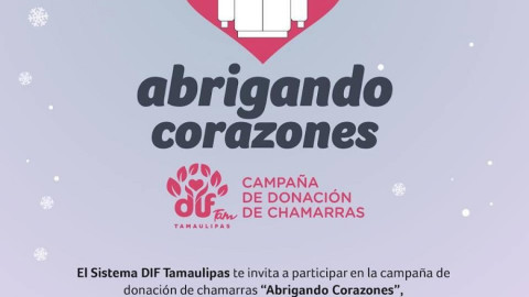 Hace un llamado el DIF Tamaulipas para abrigar a familias en condiciones de vulnerabilidad