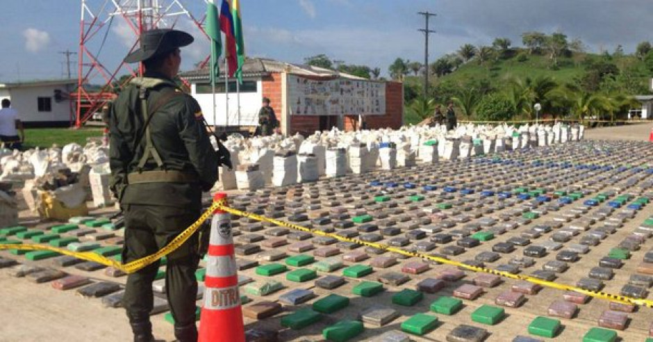 Decomisa cocaína en Colombia  con valor de 111 mdd