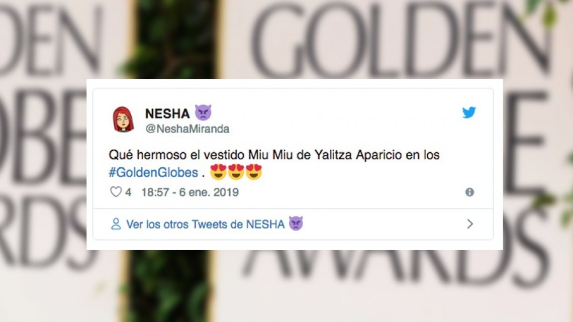 Yalitza Aparicio recibe duras críticas por su vestido en los Golden Globes