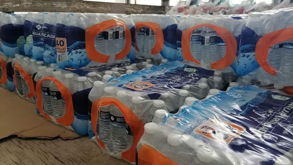 Instalan centro de acopio para apoyar a combatientes del incendio en “El Cielo”