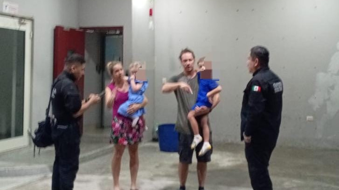 Turistas franceses recorren Tamaulipas en casa rodante y reciben apoyo de la Guardia Estatal