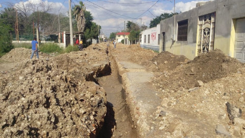 Realizan obras de pavimentación