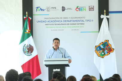 Invierten Federación y Gobierno de Tamaulipas recursos históricos para infraestructura educativa