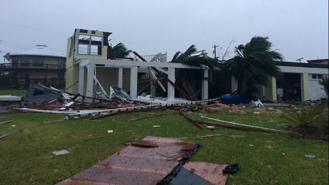 Las impactantes imágenes que dejó Harvey en Rockport,Texas