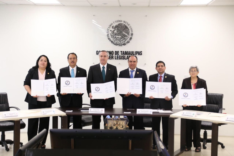 Diputados firman el acuerdo político "Comprometidos con Tamaulipas"
