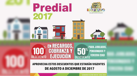 Aprovecha los descuentos del "Predial 2017"