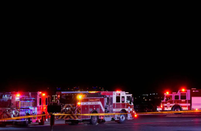 Avión choca en el aire con helicóptero militar en Washington