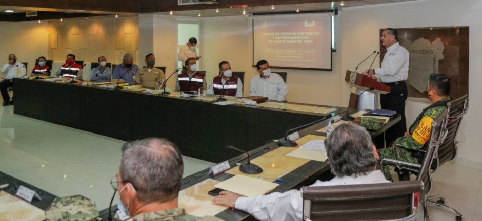 Presenta Ciudad Madero Atlas de Riesgos 2021