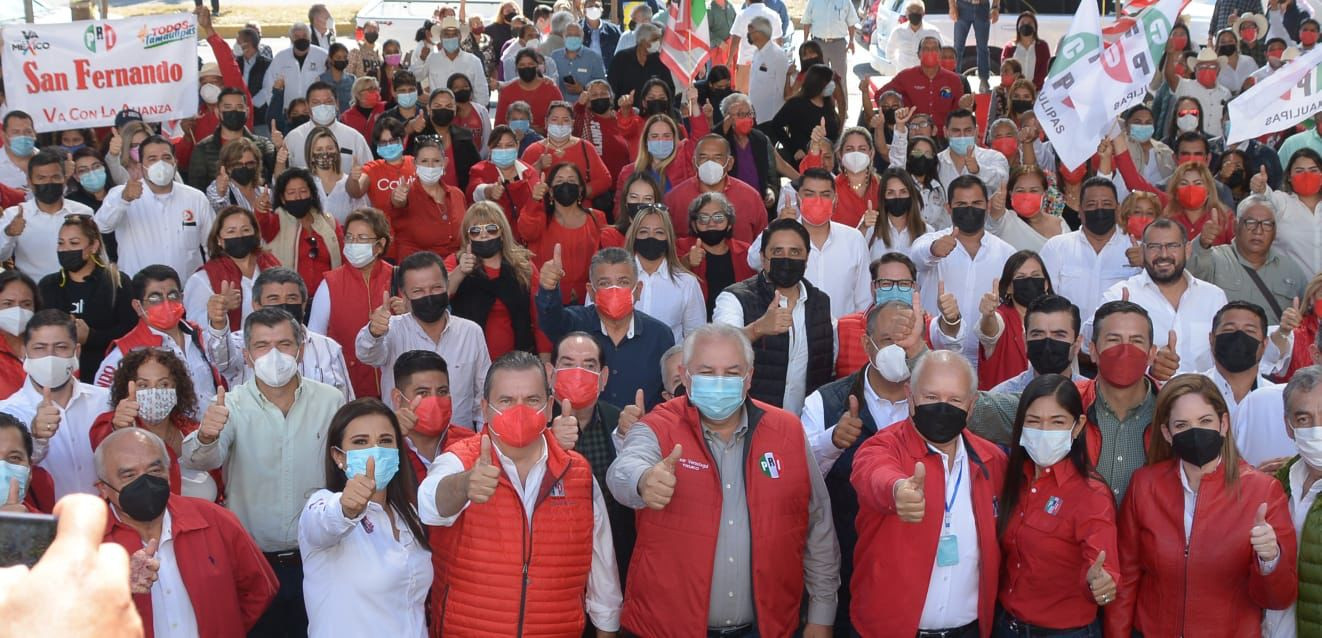 Promete el PRI 130 mil votos para la alianza "Va por Tamaulipas" 
