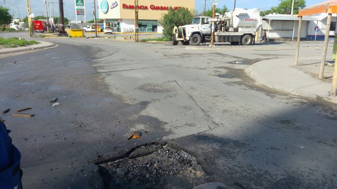 Con sondeo de líneas de drenaje mejor servicio y salud pública