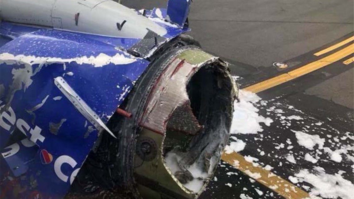 Avión de Southwest aterriza de emergencia en Filadelfia