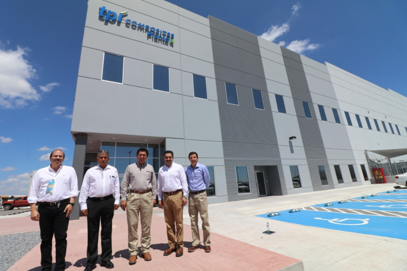 Visita Alcalde Mario López empresa TPI Composites 