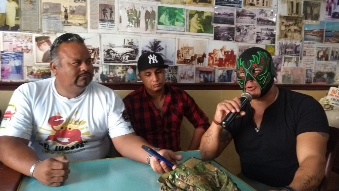 Lucha libre para celebrar el día del niño en Madero