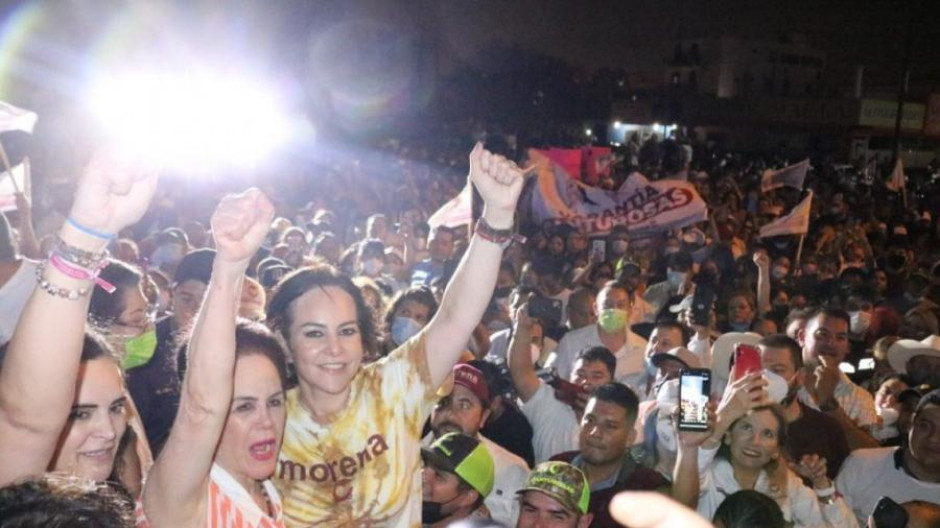 Carmen Lilia Cantú Rosas, de Morena se proyecta como virtual ganadora de la alcaldía de Nuevo Laredo