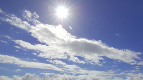 Cielo nuboso en la mayor parte de Tamaulipas