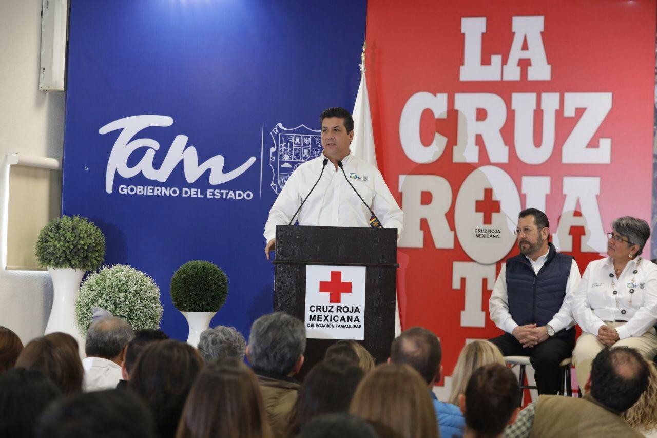 Dan banderazo a colecta de la Cruz Roja
