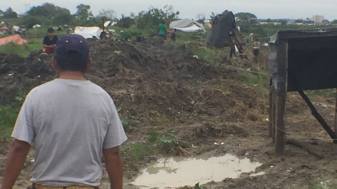 ⁠⁠⁠Predio inundable es invadido por cientos de familias en Altamira