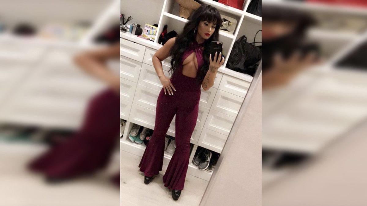 ¡Demi Lovato se disfrazó de Selena!