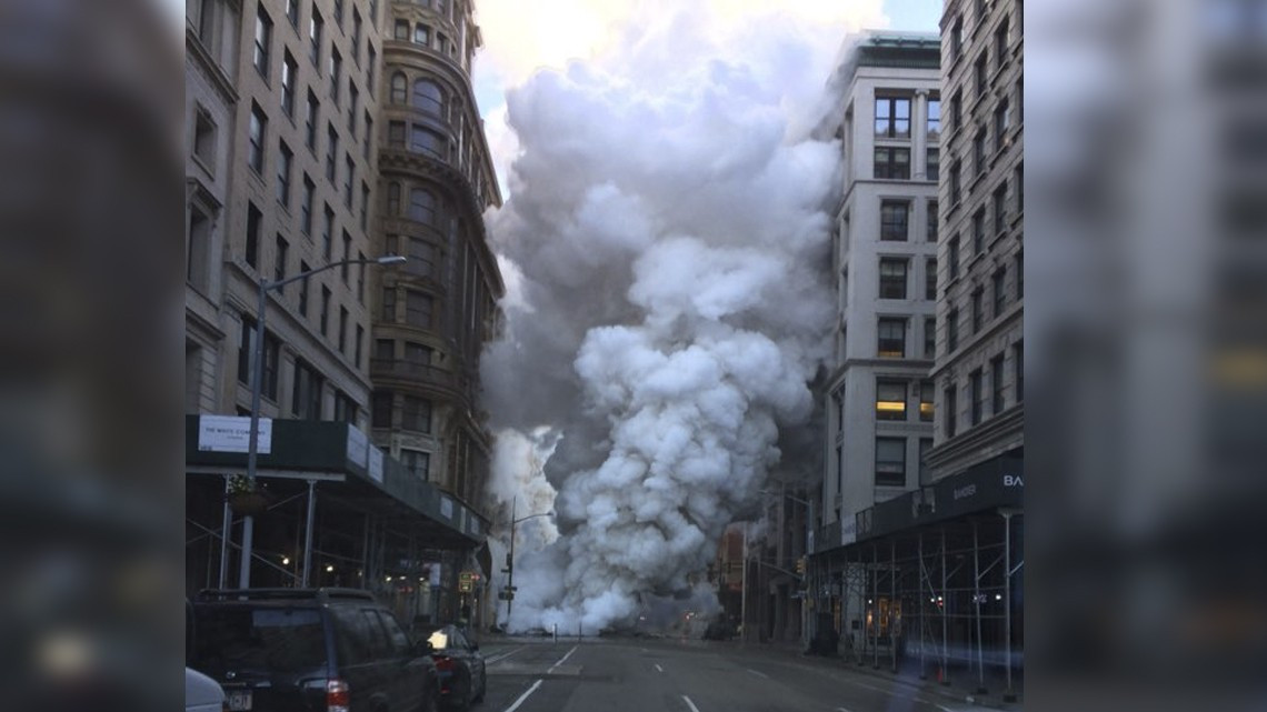 Explosión de una tubería de vapor sorprende a Manhattan