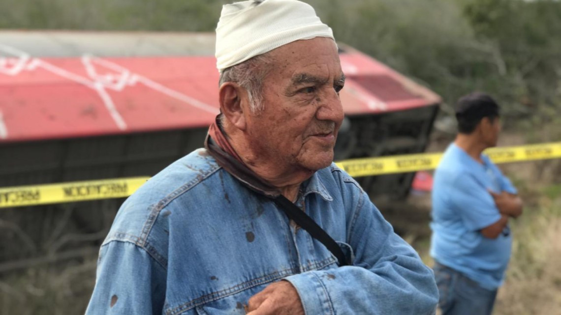 Vuelca autobús que se dirigía a Reynosa; 1 muerto y 16 lesionados