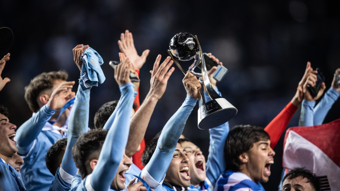 Selección de Uruguay logra su primer título en el Mundial Sub-20