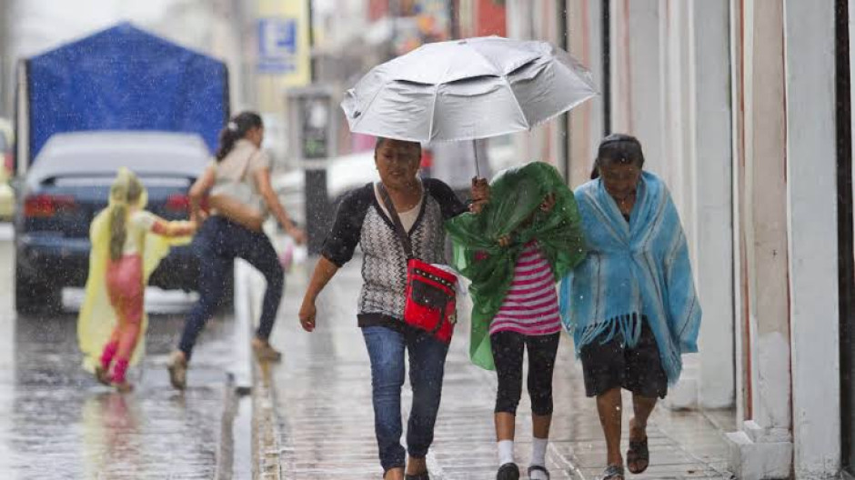 Se prevén lluvias puntuales intensas en  Veracruz, Oaxaca, Tabasco y Chiapas