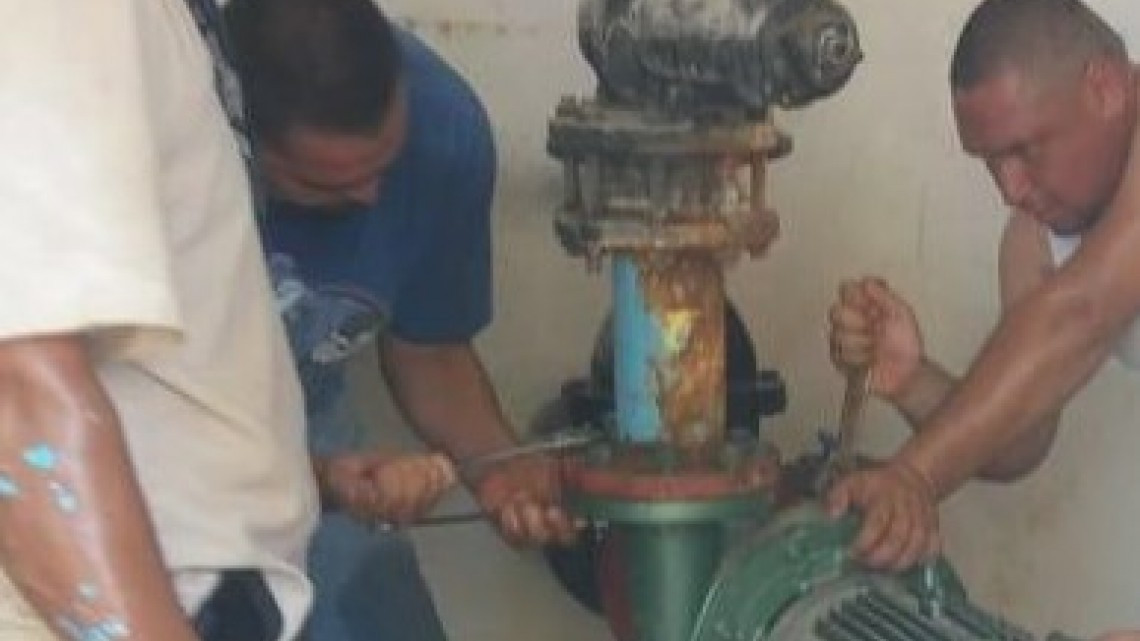 Reemplazan equipo de bombeo y se repone abasto en Balcones de Alcalá 2