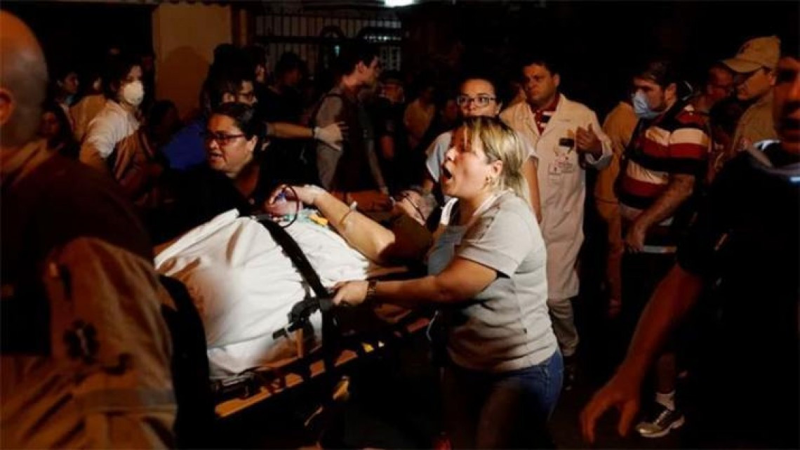 Al menos 11 los muertos por incendio en hospital de Río de Janeiro 