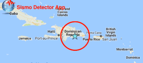 Sismo de 4,9 estremece la República Dominicana