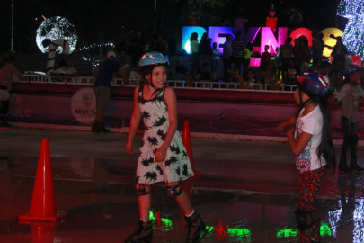 Invitan a familias a disfrutar últimos días de la pista 'Reynosa Sobre Hielo'