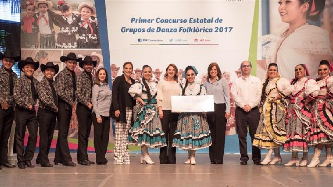 Premia DIF a ganadores de 1er Concurso de Grupos de Danza Folklórica