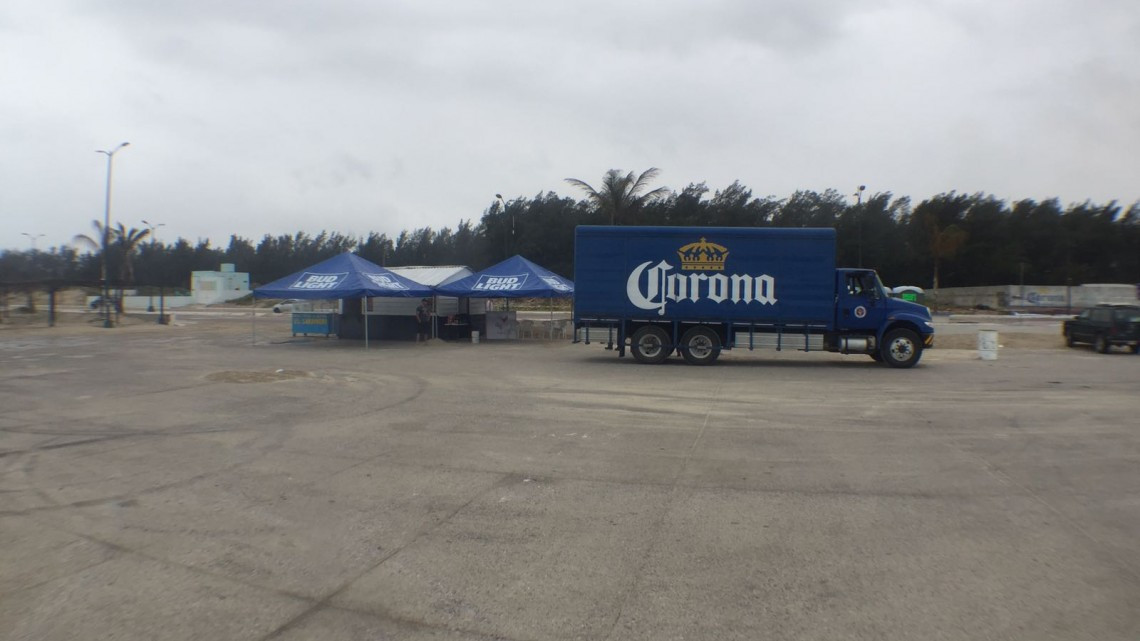 Desangelado playazo 2017 en playa Miramar 